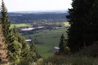 pohled z vrcholu Třebouňáku 824m.n.m.